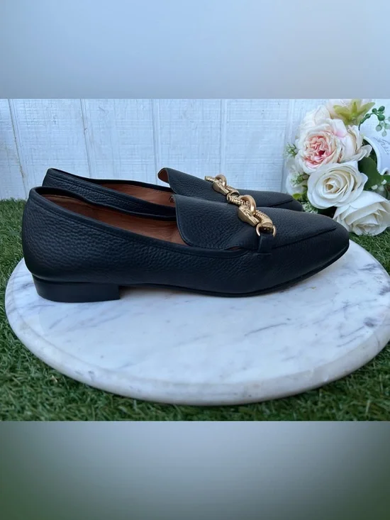 Tory Burch Jessa Horsebit Flat black 
Loafers women size 9.5 gently used - Picture 9 of 16